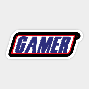 Gamer | Snickers Mock-up | Buy in Black Sticker